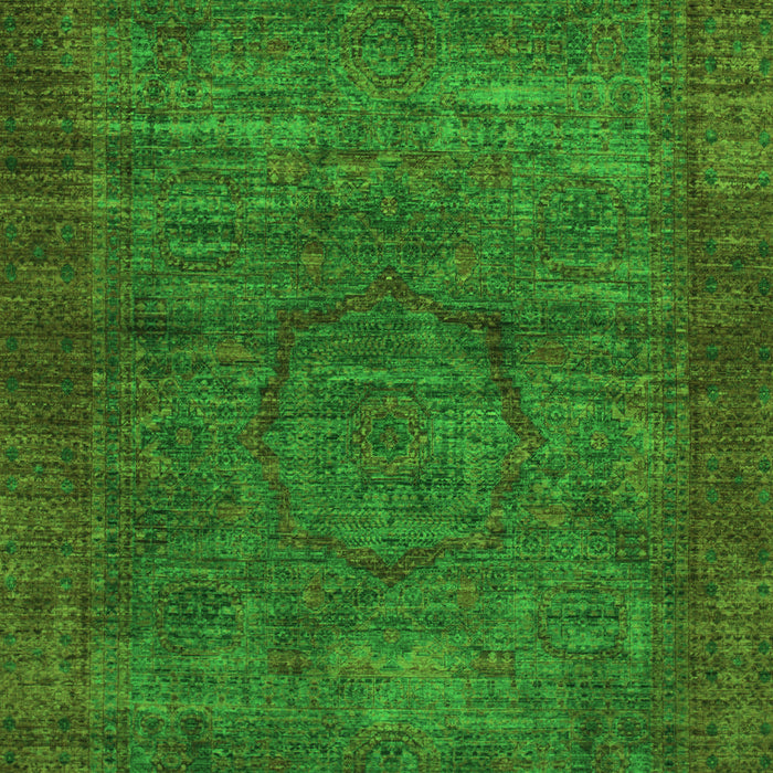 Machine Washable Abstract Green Modern Area Rugs, wshabs1323grn
