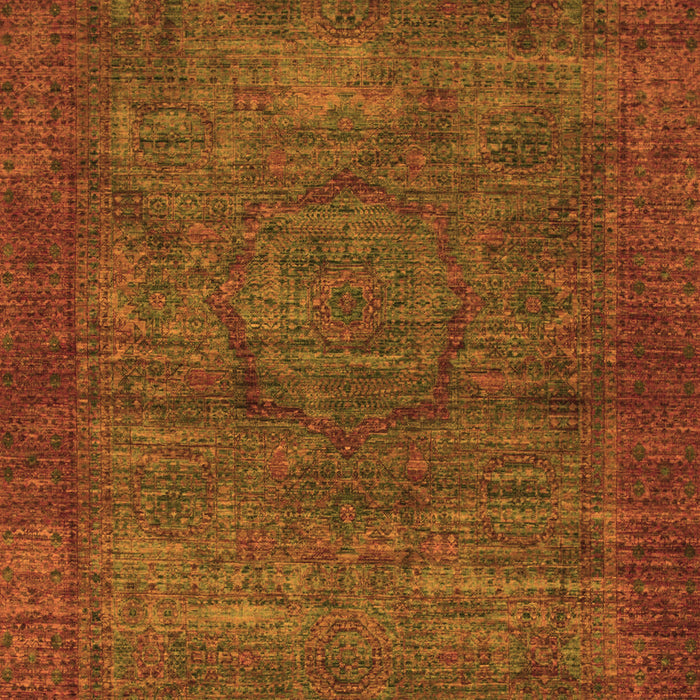 Machine Washable Abstract Orange Modern Area Rugs, wshabs1323org