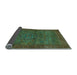 Sideview of Abstract Light Blue Modern Rug, abs1323lblu