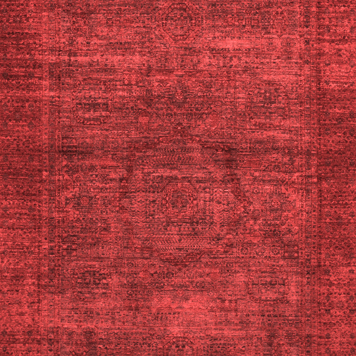 Machine Washable Abstract Red Modern Rug, wshabs1323red