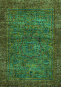 Abstract Turquoise Modern Rug, abs1323turq