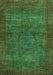 Abstract Turquoise Modern Rug, abs1323turq