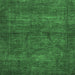 Square Abstract Emerald Green Modern Rug, abs1323emgrn