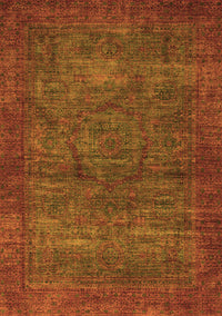 Abstract Orange Modern Rug, abs1323org