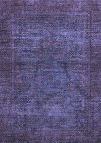 Abstract Blue Modern Rug, abs1323blu