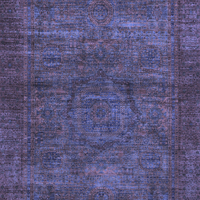 Abstract Blue Modern Rug, abs1323blu