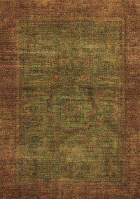 Abstract Brown Modern Rug, abs1323brn