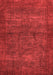 Abstract Red Modern Area Rugs