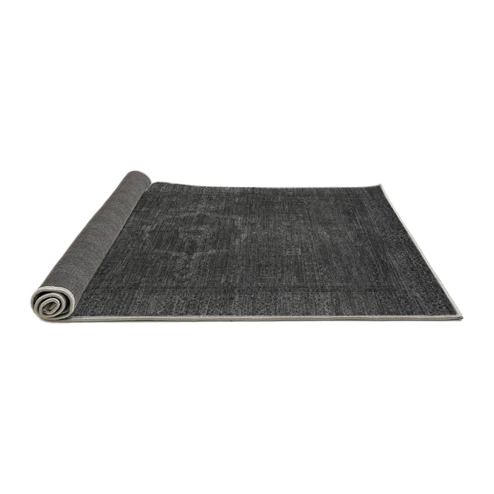 Sideview of Abstract Gray Modern Rug, abs1324gry