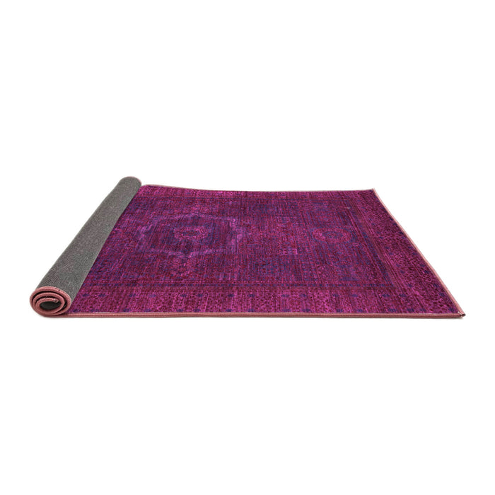 Sideview of Abstract Pink Modern Rug, abs1324pnk