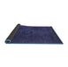 Sideview of Abstract Blue Modern Rug, abs1324blu