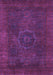 Machine Washable Abstract Purple Modern Area Rugs, wshabs1324pur