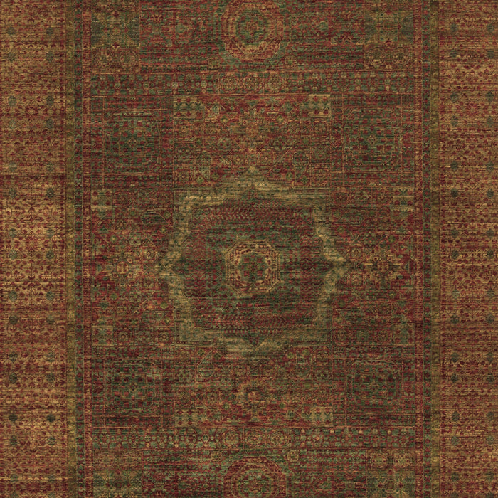 Abstract Brown Modern Rug, abs1324brn