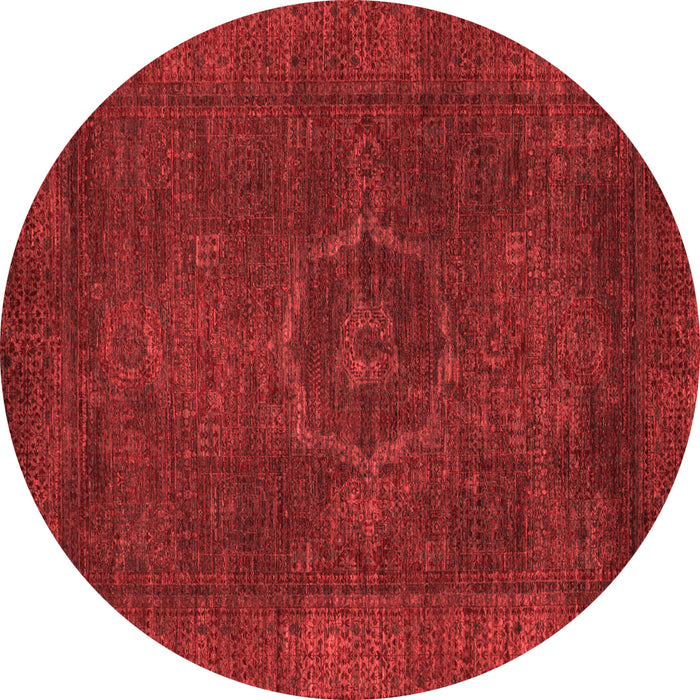 Abstract Red Modern Rug, abs1324red