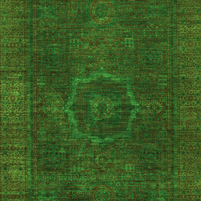 Machine Washable Abstract Green Modern Area Rugs, wshabs1324grn