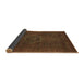 Sideview of Abstract Brown Modern Rug, abs1324brn