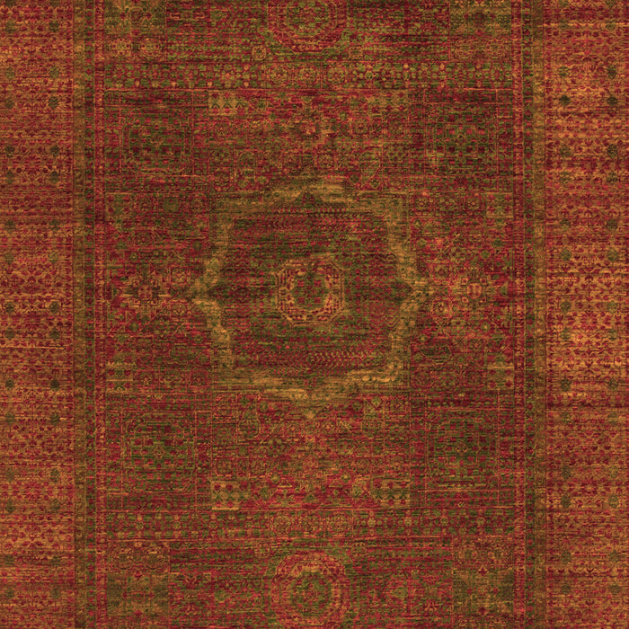 Machine Washable Abstract Orange Modern Area Rugs, wshabs1324org