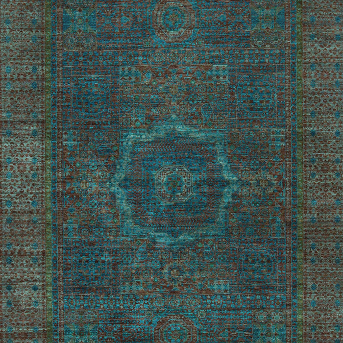 Machine Washable Abstract Light Blue Modern Rug, wshabs1324lblu