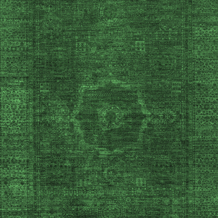 Abstract Emerald Green Modern Rug, abs1324emgrn