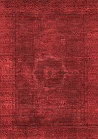 Abstract Red Modern Rug, abs1324red