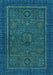 Abstract Light Blue Modern Rug, abs1325lblu