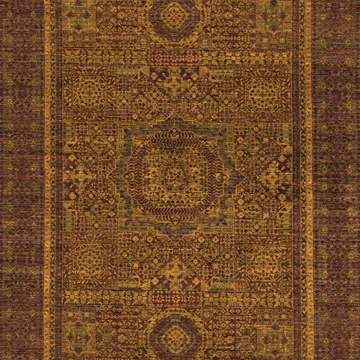 Abstract Orange Modern Rug, abs1325org