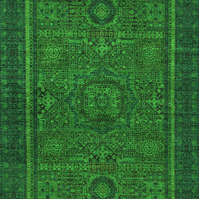 Machine Washable Abstract Green Modern Area Rugs, wshabs1325grn