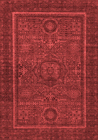 Abstract Red Modern Rug, abs1325red