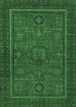 Abstract Emerald Green Modern Rug, abs1325emgrn