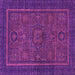 Square Abstract Pink Modern Rug, abs1325pnk