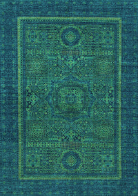 Abstract Turquoise Modern Rug, abs1325turq