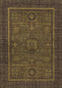 Abstract Brown Modern Rug, abs1325brn