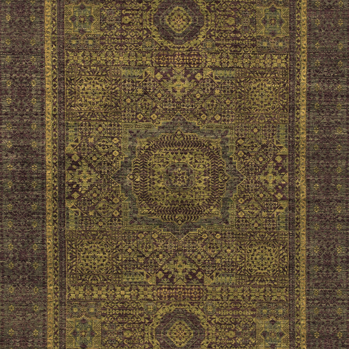 Abstract Brown Modern Rug, abs1325brn