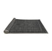 Sideview of Abstract Gray Modern Rug, abs1325gry