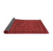 Abstract Red Modern Area Rugs