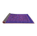 Sideview of Abstract Purple Modern Rug, abs1325pur