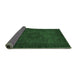 Sideview of Abstract Emerald Green Modern Rug, abs1326emgrn