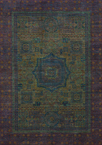 Abstract Turquoise Modern Rug, abs1326turq