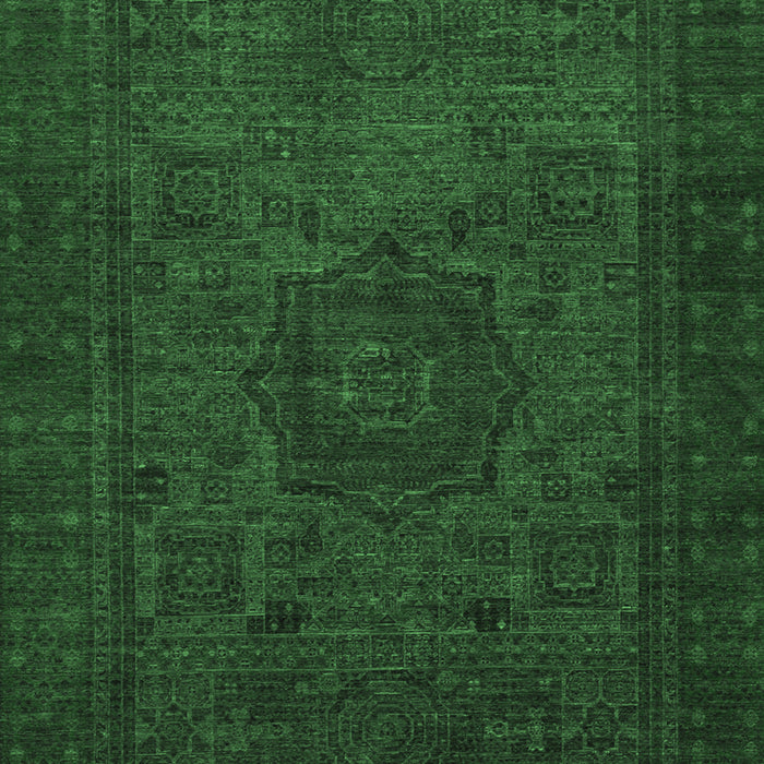 Machine Washable Abstract Emerald Green Modern Area Rugs, wshabs1326emgrn