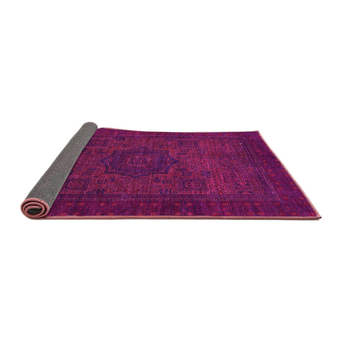 Sideview of Abstract Pink Modern Rug, abs1326pnk