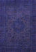 Machine Washable Abstract Blue Modern Rug, wshabs1326blu