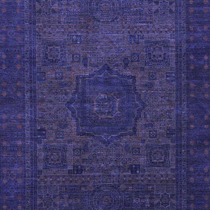 Machine Washable Abstract Blue Modern Rug, wshabs1326blu