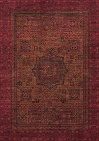 Abstract Brown Modern Rug, abs1326brn