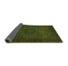 Sideview of Abstract Green Modern Rug, abs1326grn