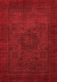 Abstract Red Modern Rug, abs1326red