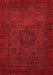 Abstract Red Modern Area Rugs