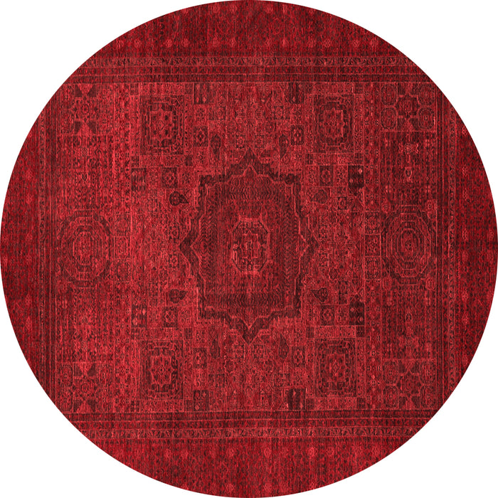 Machine Washable Abstract Red Modern Rug, wshabs1326red