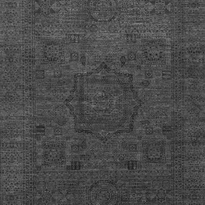 Machine Washable Abstract Gray Modern Rug, wshabs1326gry