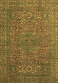 Abstract Brown Modern Rug, abs1327brn