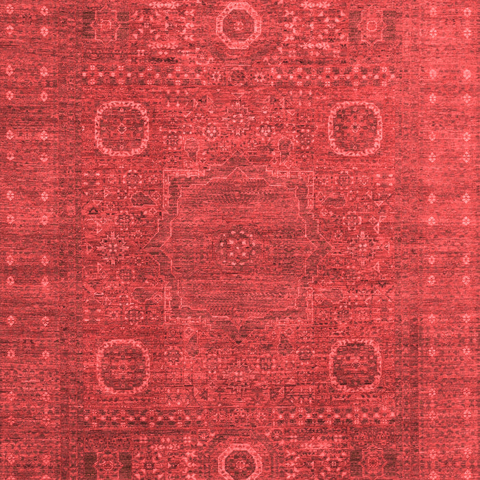 Machine Washable Abstract Red Modern Rug, wshabs1327red